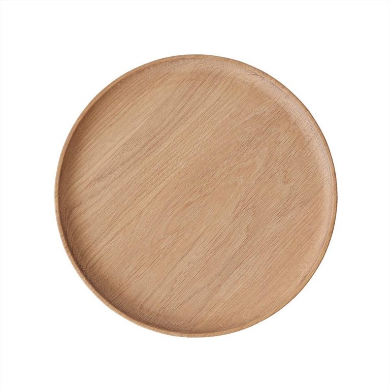 OYOY Inka dienblad Ø30 licht eiken