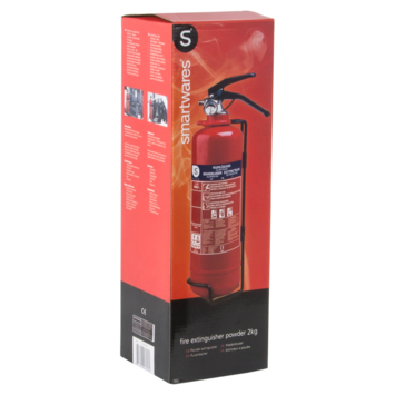 Smartwares Brandblusser BB2 Poeder 2 kg Brandklasse ABC Inclusief Ophangbeugel