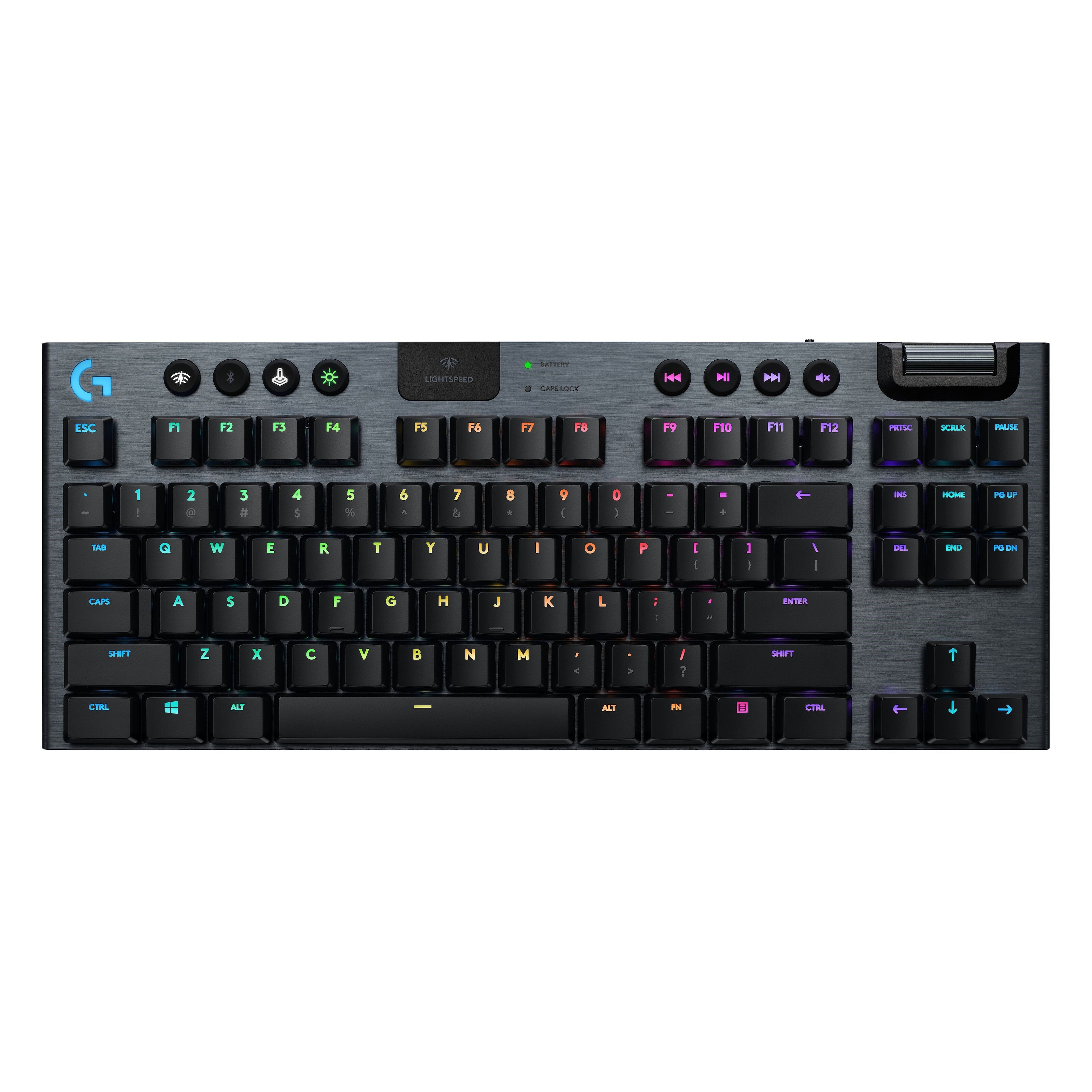 Logitech G 915 TKL Mekanisk tastatur GL Clicky Svart