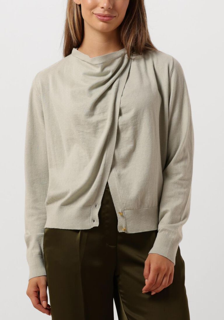 groene dante6 vest cashmere mix vest