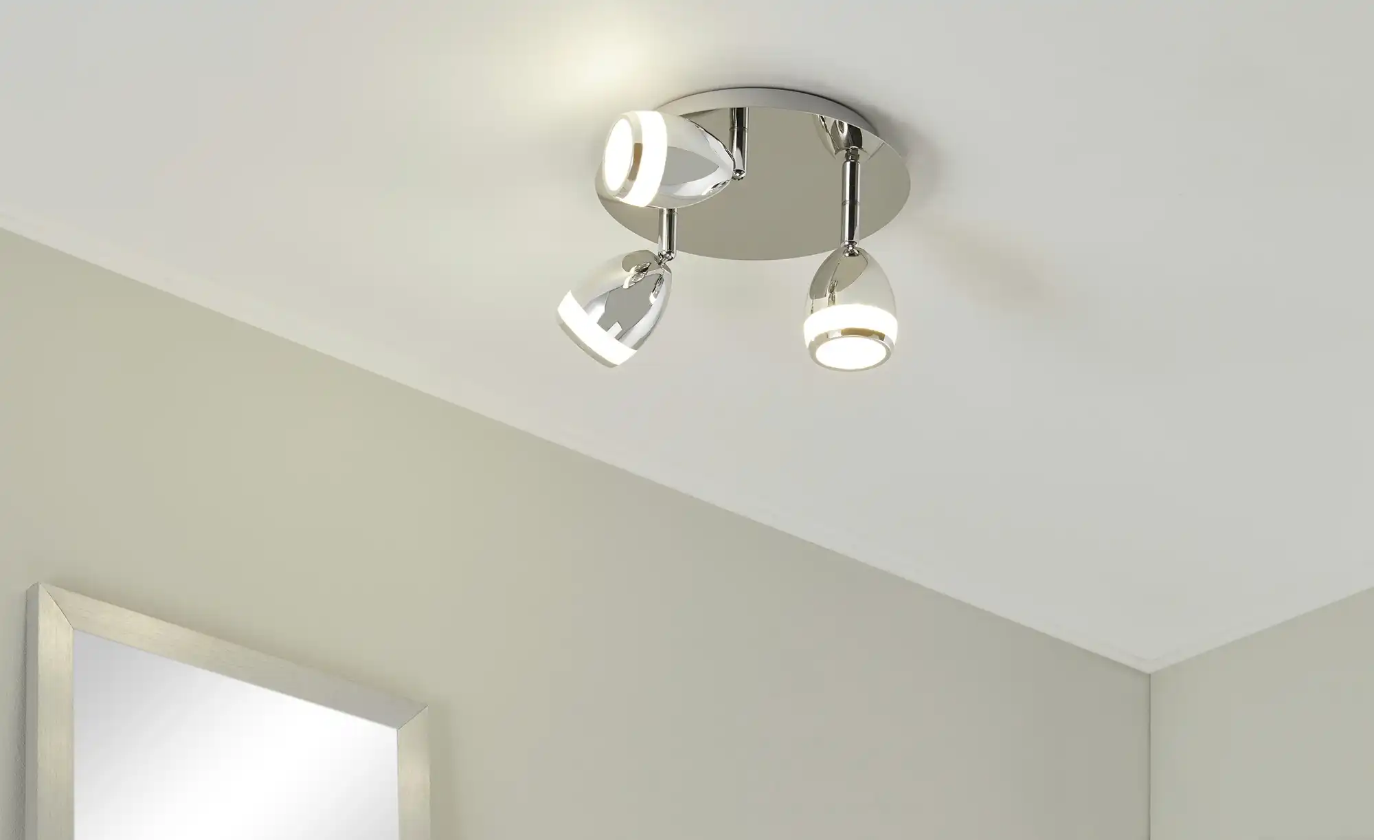 LED-Badspot, 3-flammig, chrom