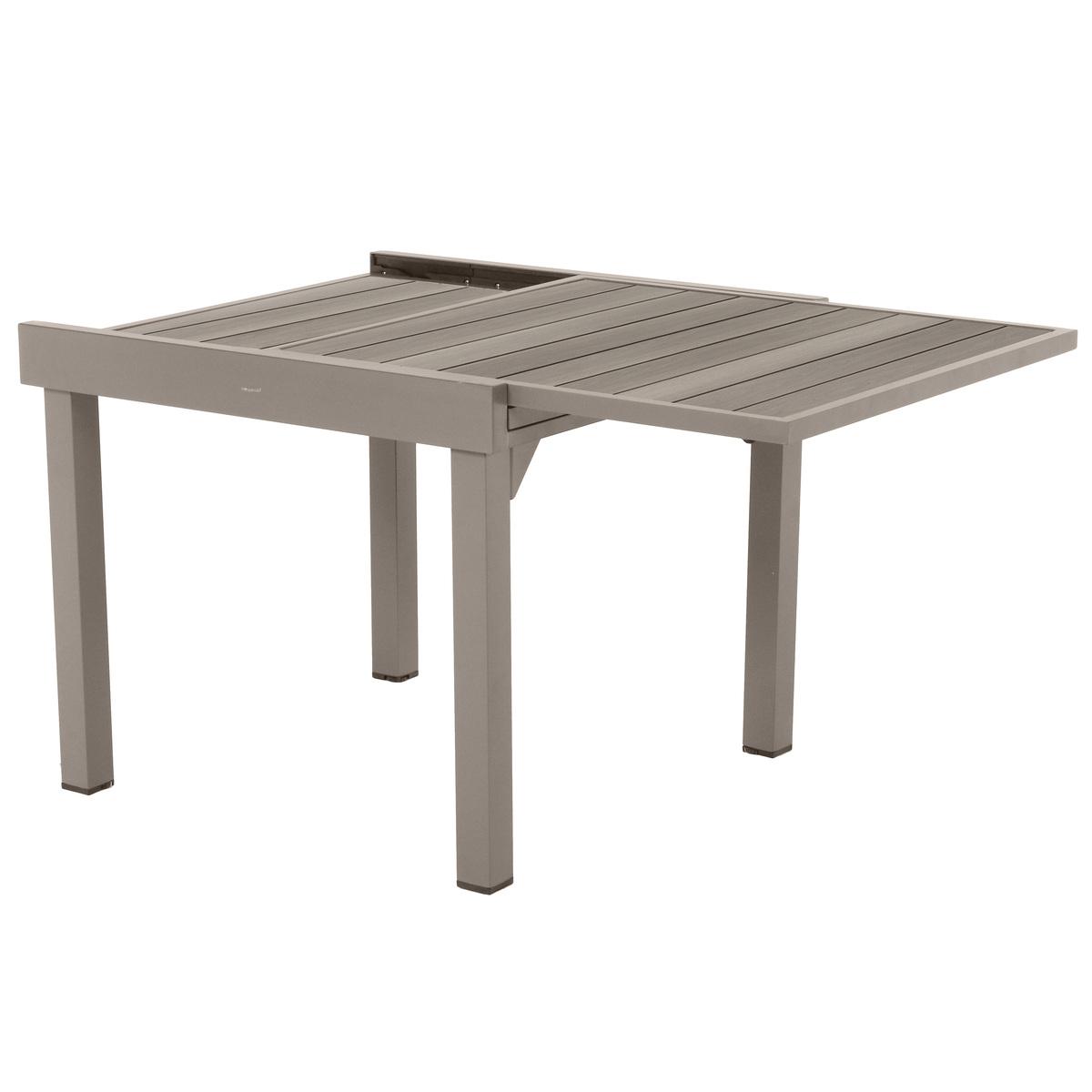 TABLE PIAZZA EXTENSIBLE ALUMINIUM LIN 8 PLACES