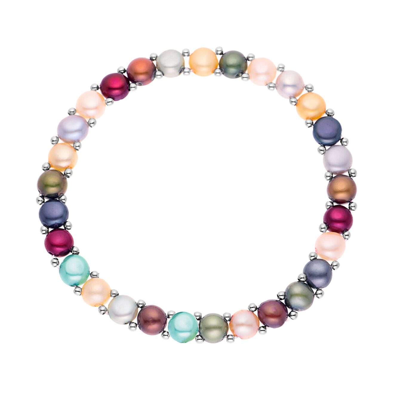 Mitzuko Bracelet Perles d'Eau Douce Dana acidulées