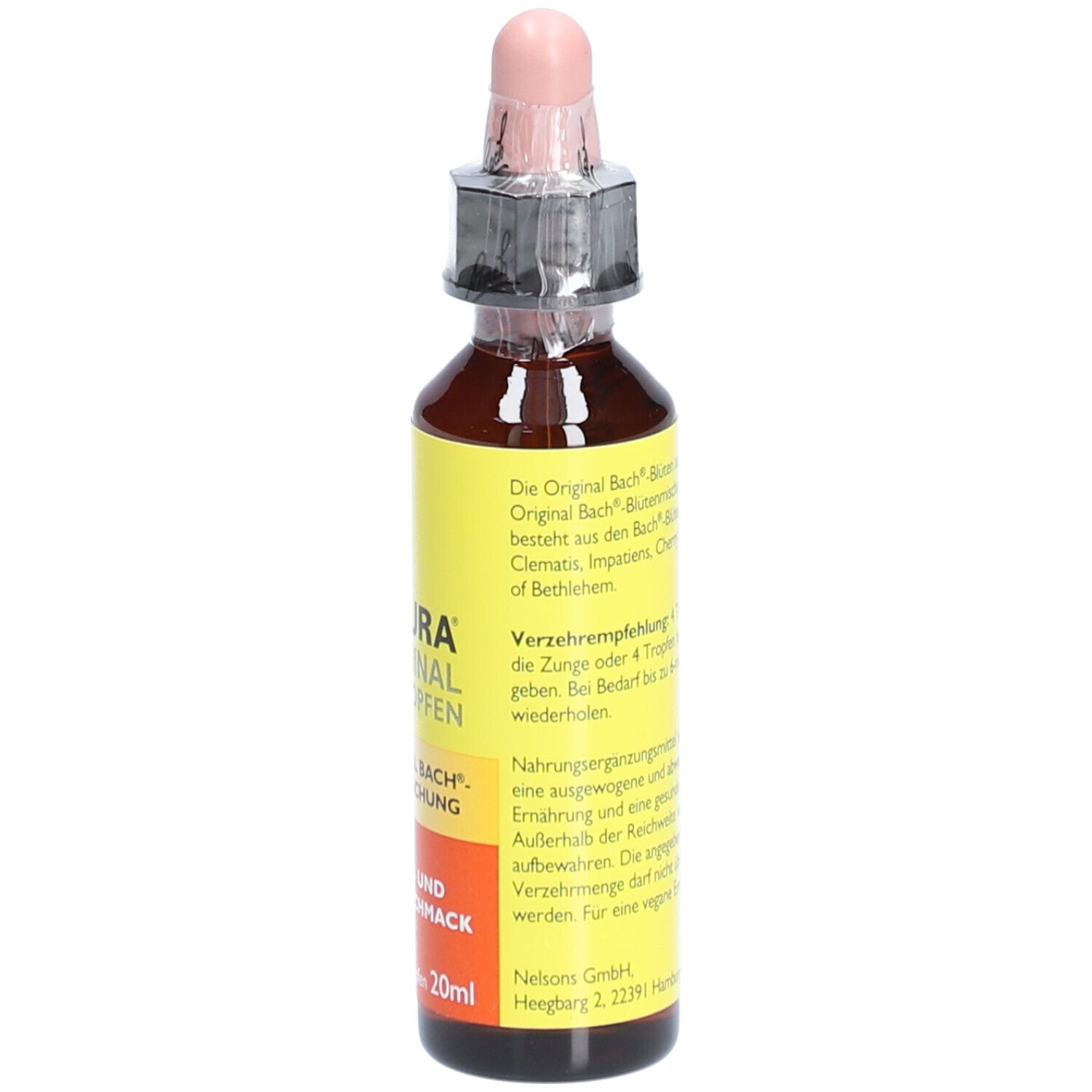 BACHBLÜTEN Original Rescura Tropfen alkoholfrei Orange Mango