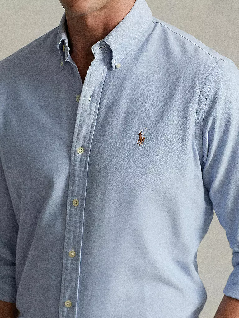 POLO RALPH LAUREN Hemd Slim Fit blau