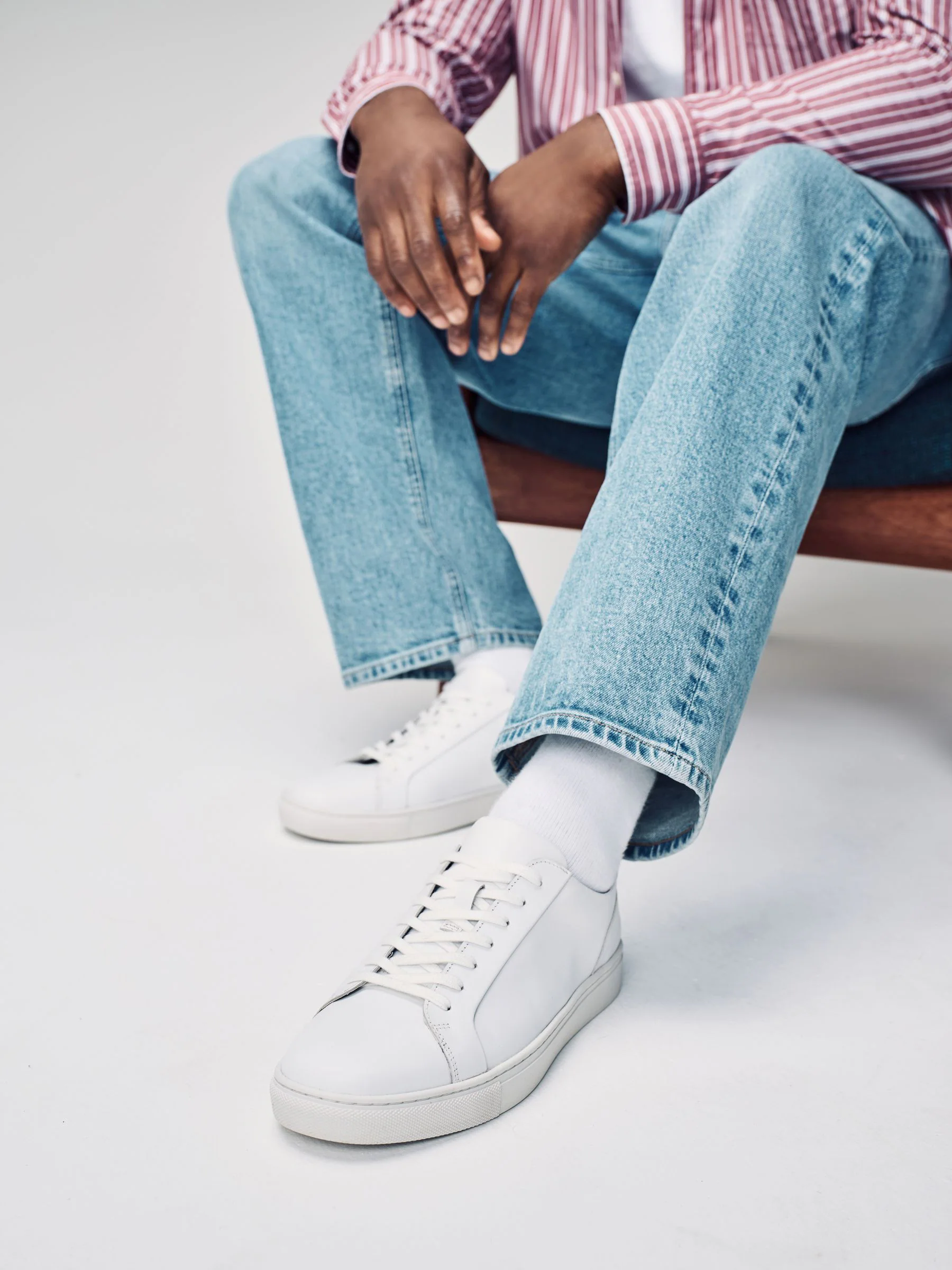 Wit - Leren sneakers