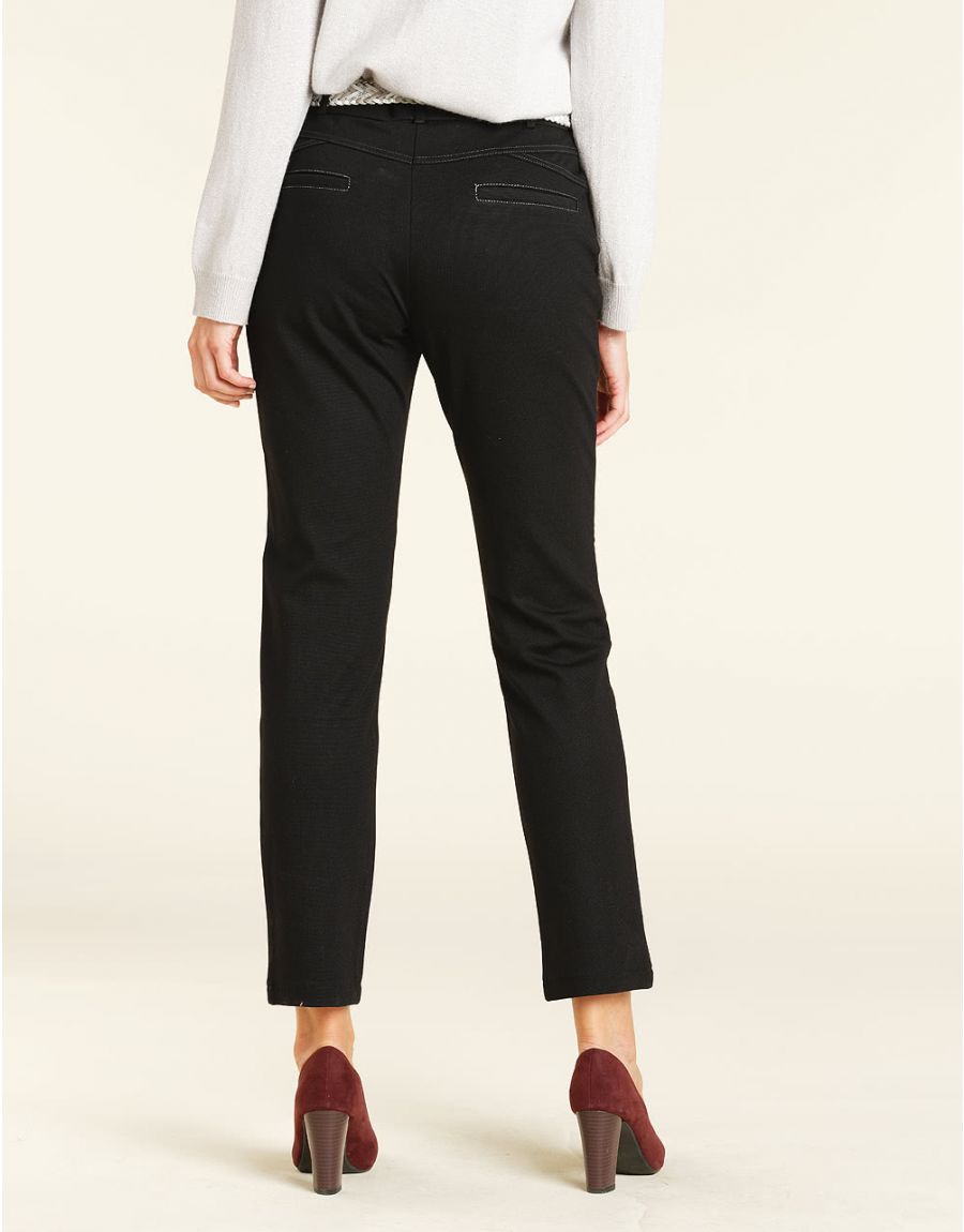 Pantalon milano noir 7/8e