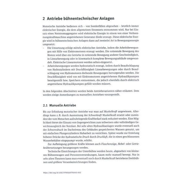 De Gruyter Bühnentechnik