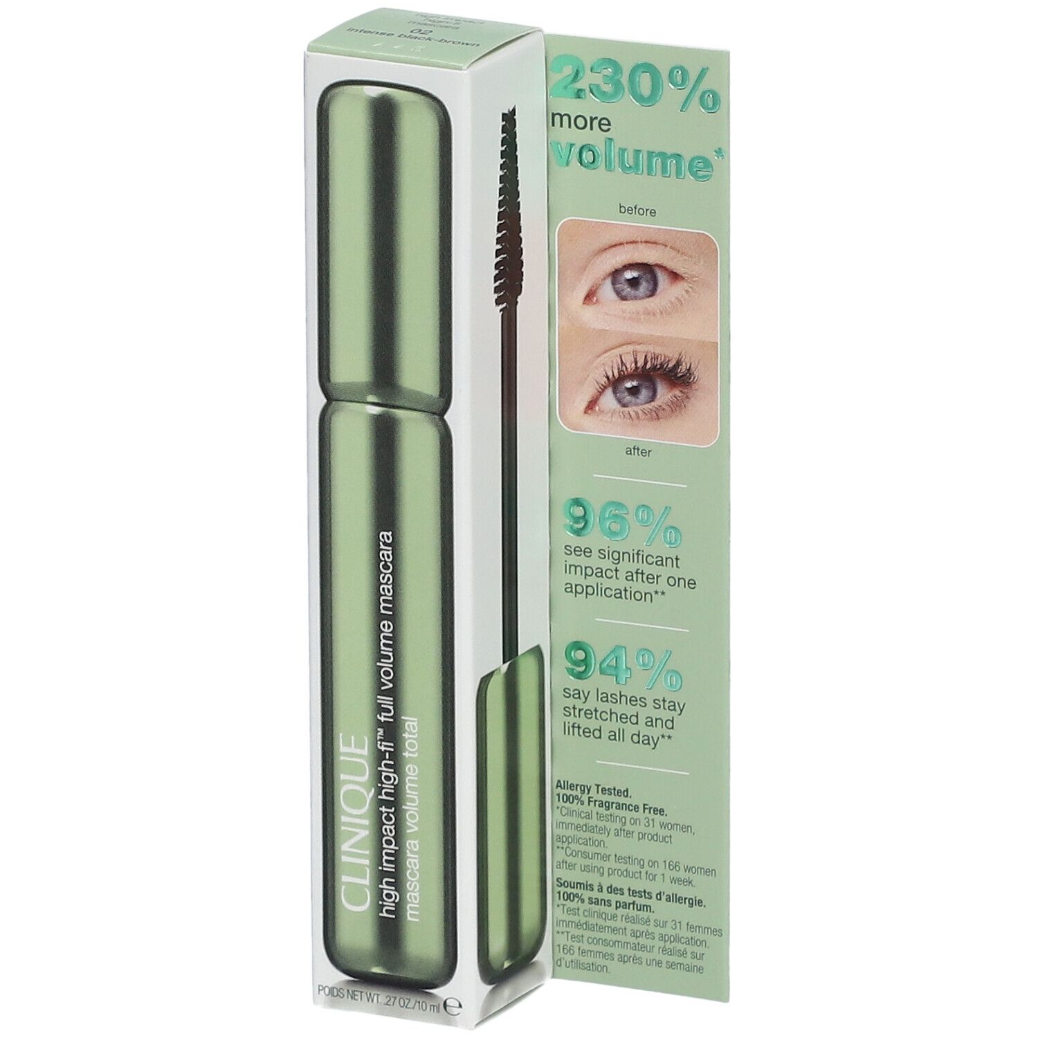 CLINQUE High Impact High-Fi Mascara Brown + Clinique Set GRATIS
