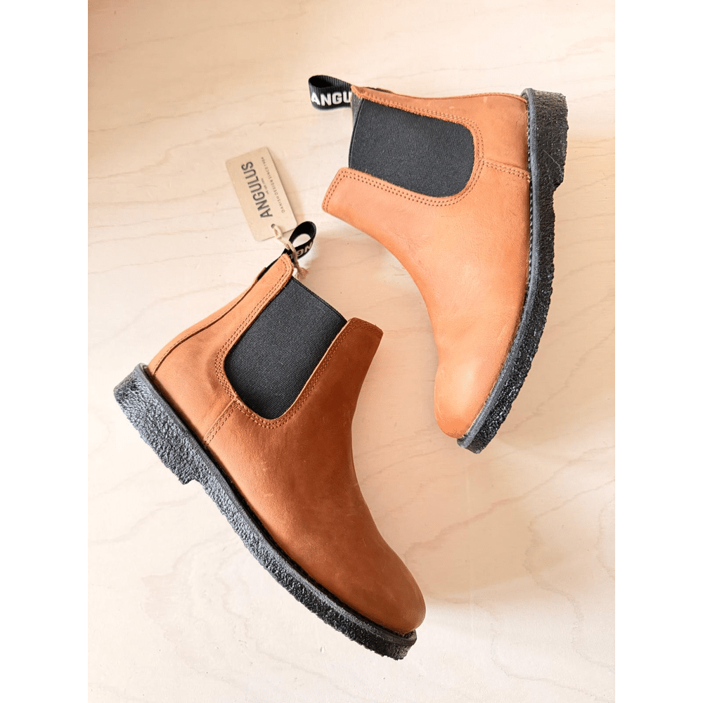 ANGULUS - Chelsea Boot Cognac/Black