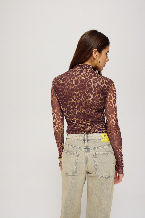 Harper & Yve bruine dames t-shirt