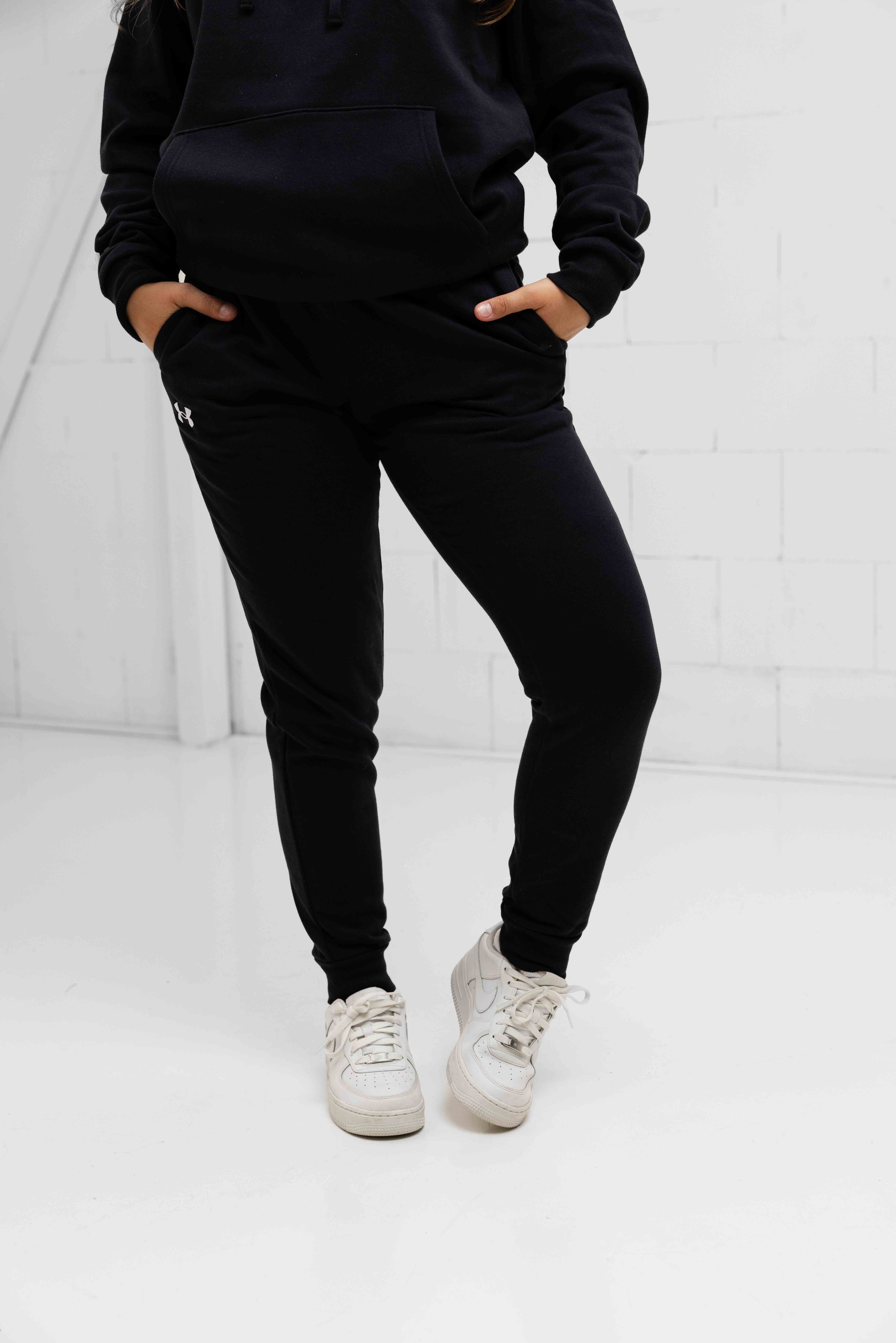 Under Armour Rival Fleece Trainingspak Dames Zwart