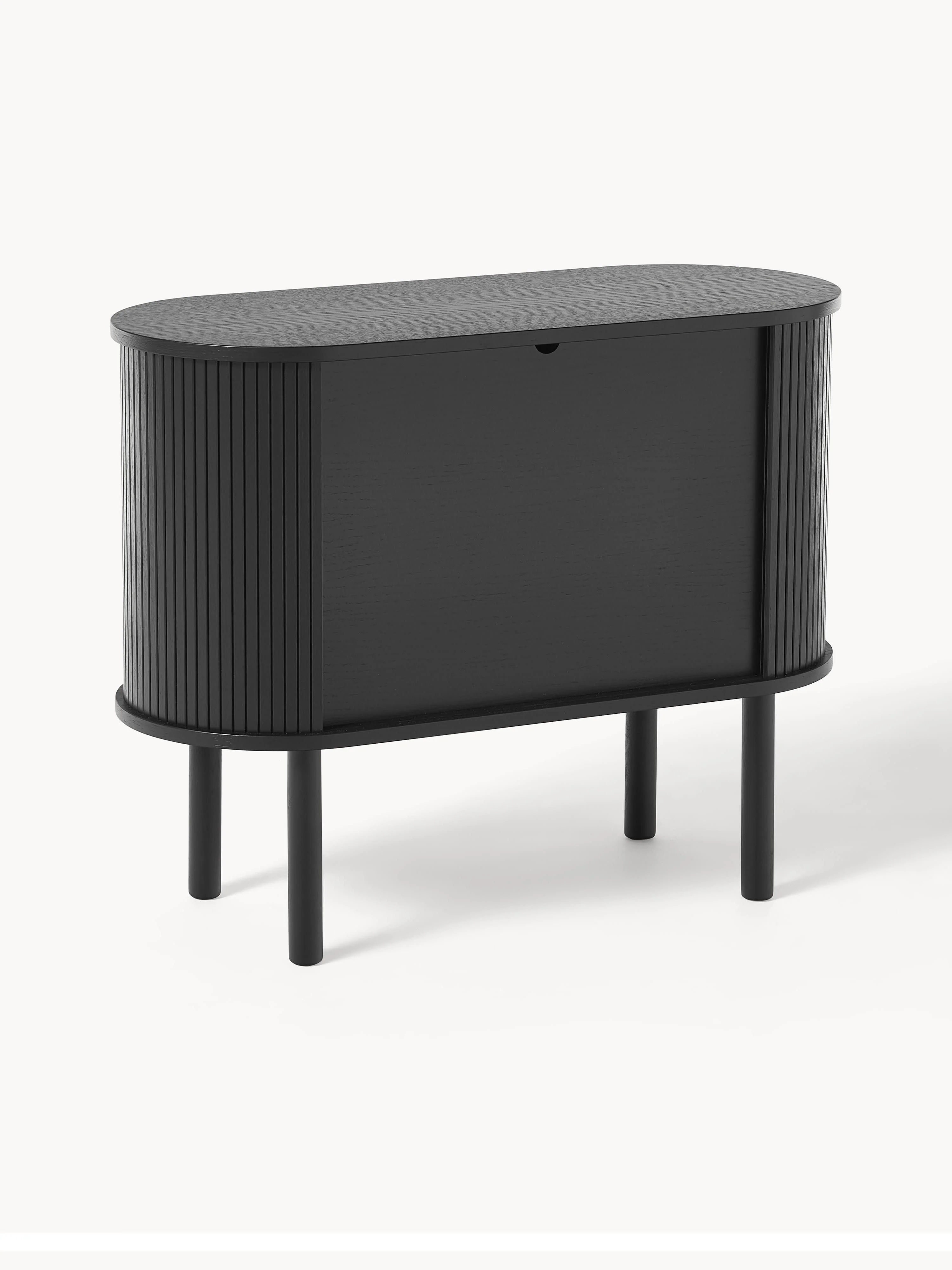 Kleine dressoir Calary met geribde voorzijde