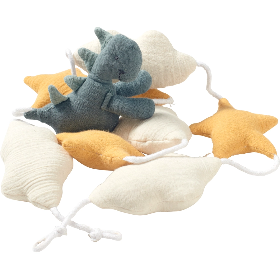 Nordic Coast Company Wandgirlande Musselin Dino Large