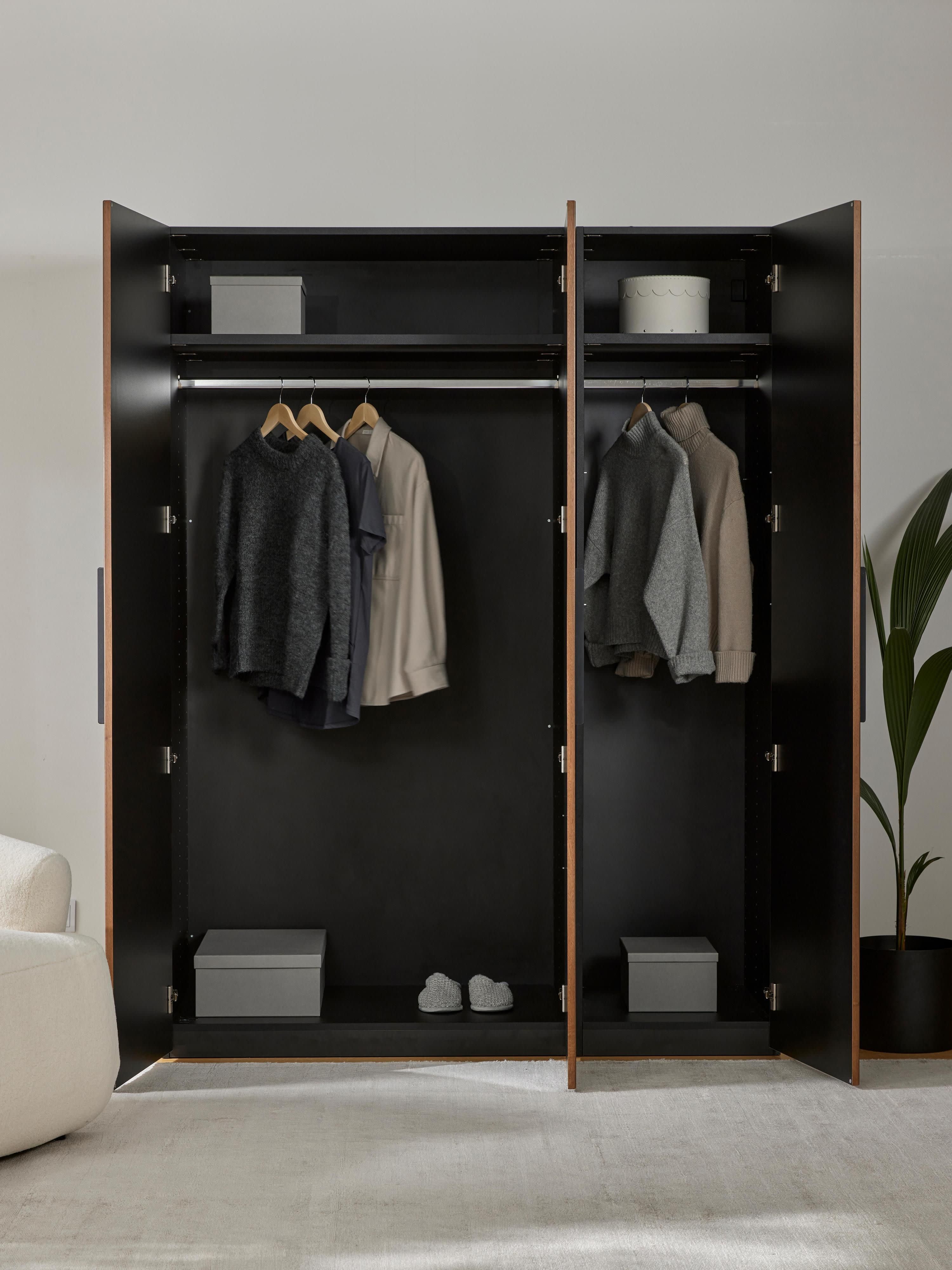 Modulaire draaideurkast Simone, 150 cm breed, in verschillende formaten