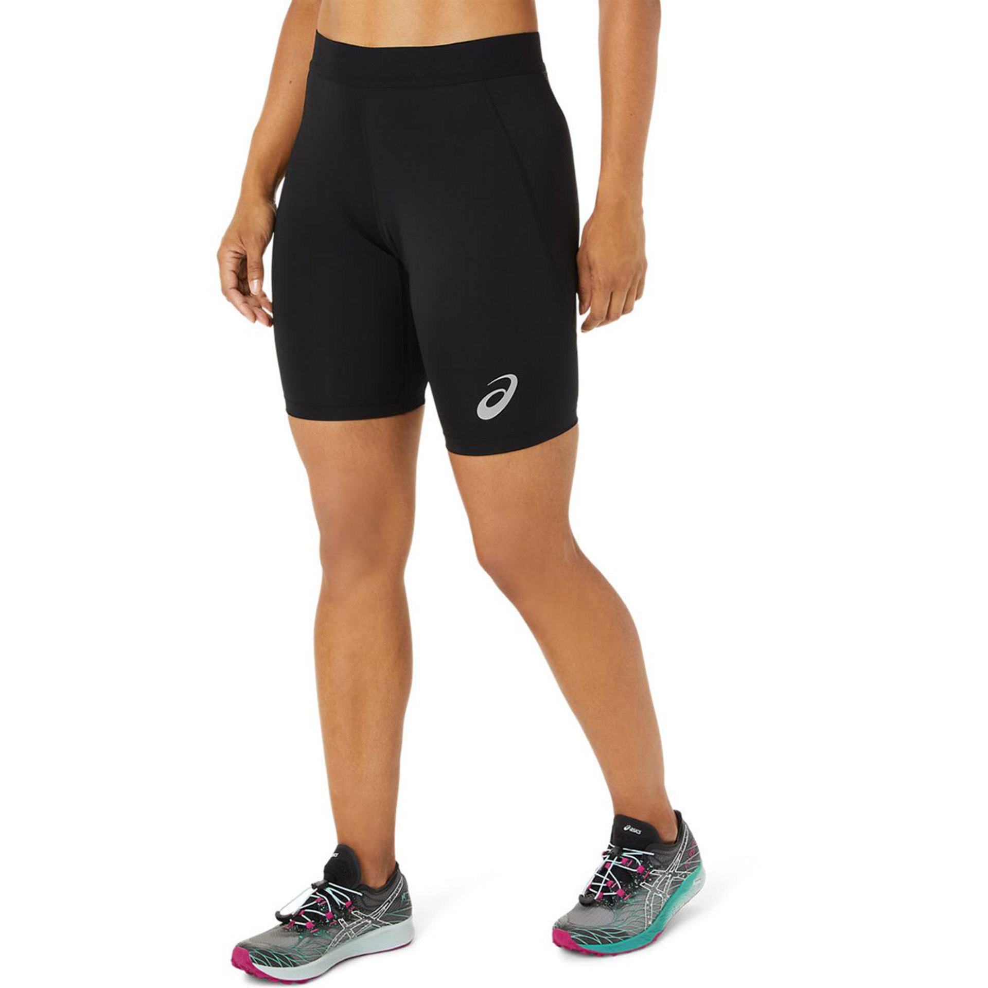 ASICS Fujitrail Sprinter Hardloopbroek Kort Zwart Dames