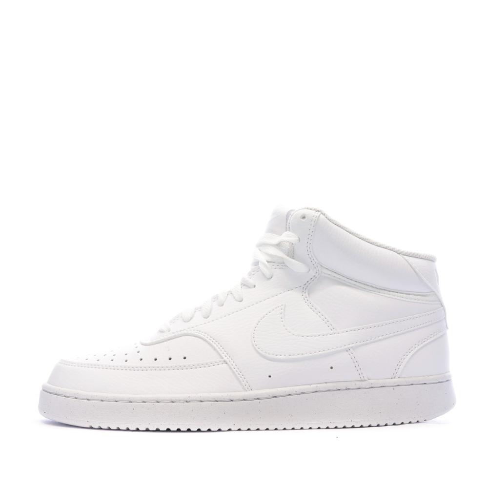 Nike Baskets Blanches Homme Nike Court Vision Mid