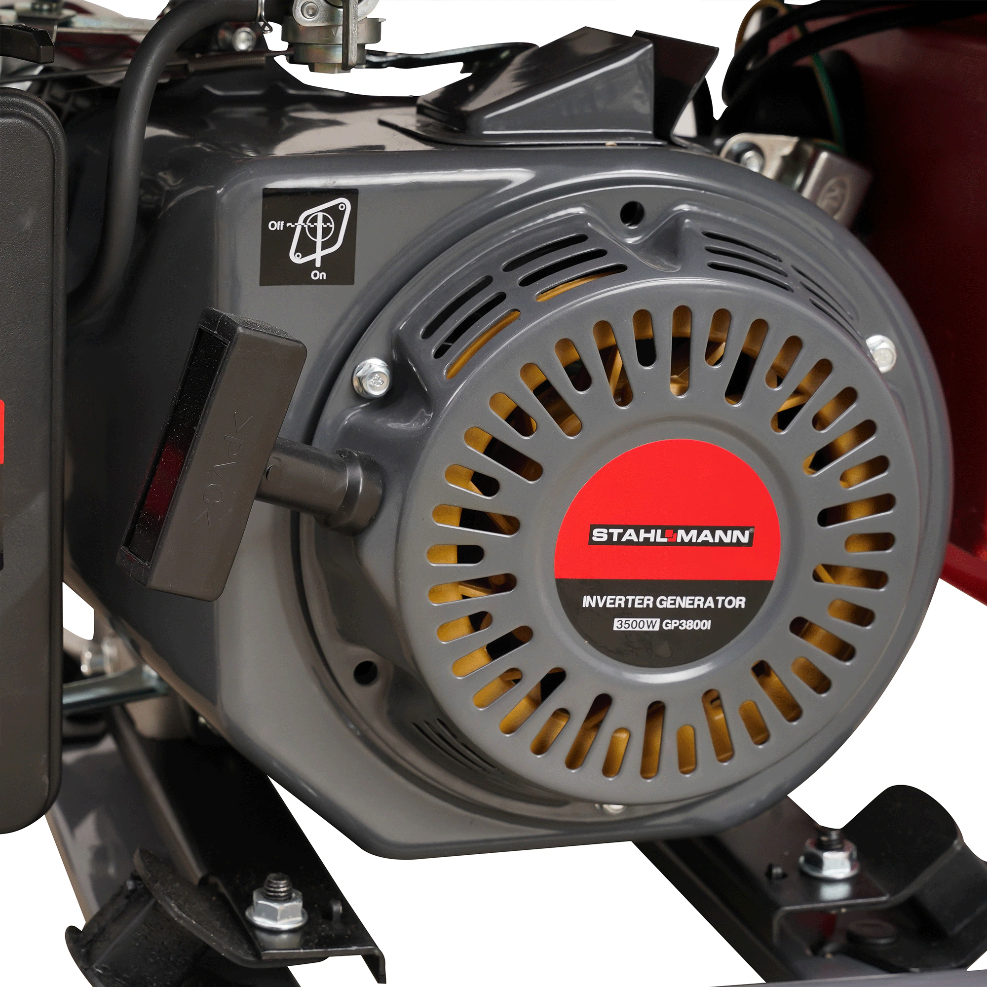 Stahlmann Inverter Stromerzeuger Stromgenerator GP3800I, 3800 Watt, Notstromaggregat Benzin - leise und kraftvoll, Stromaggregat oder Generator optimal für Hausversorgung