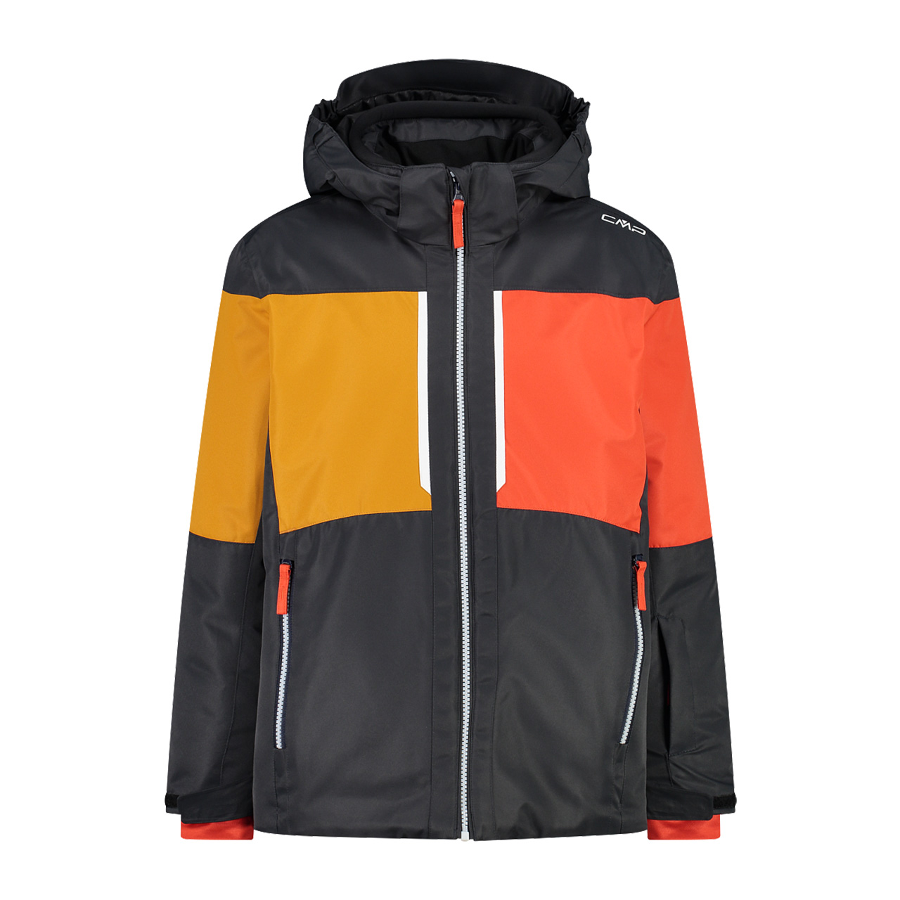 CMP Jungen Skijacke Feel Warm antracite/red/orange | CMP Skibekleidung Kinder | CMP | C | MARKEN | XSPO