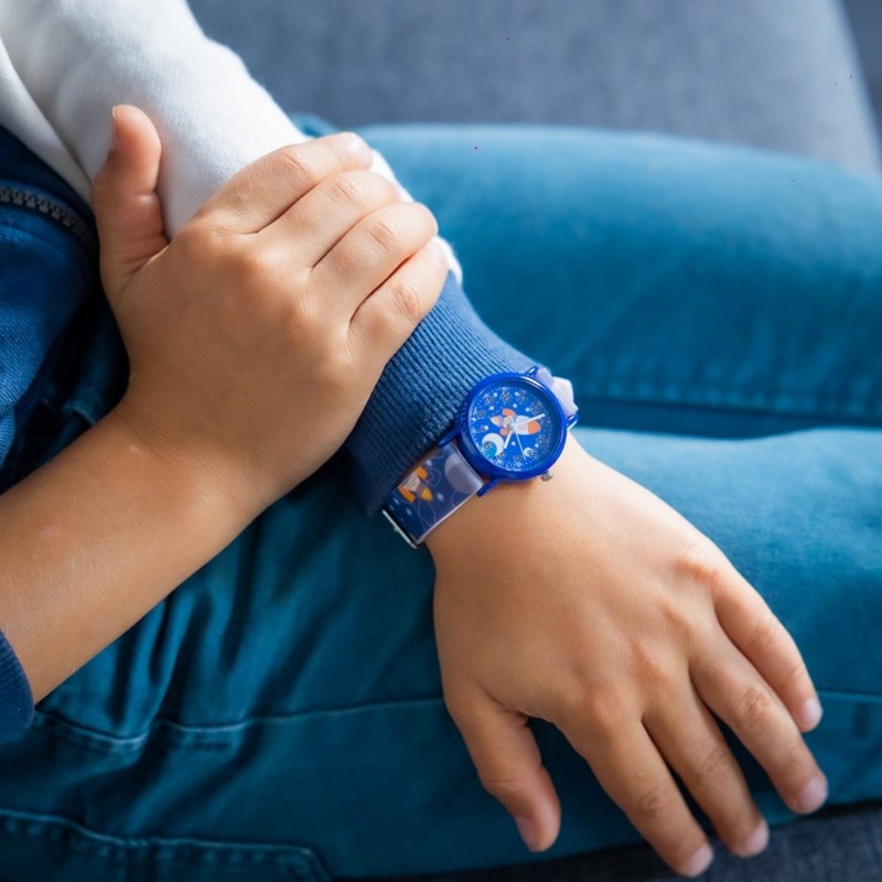 Montre Unisexe CHTIME bracelet Silicone Bleu
