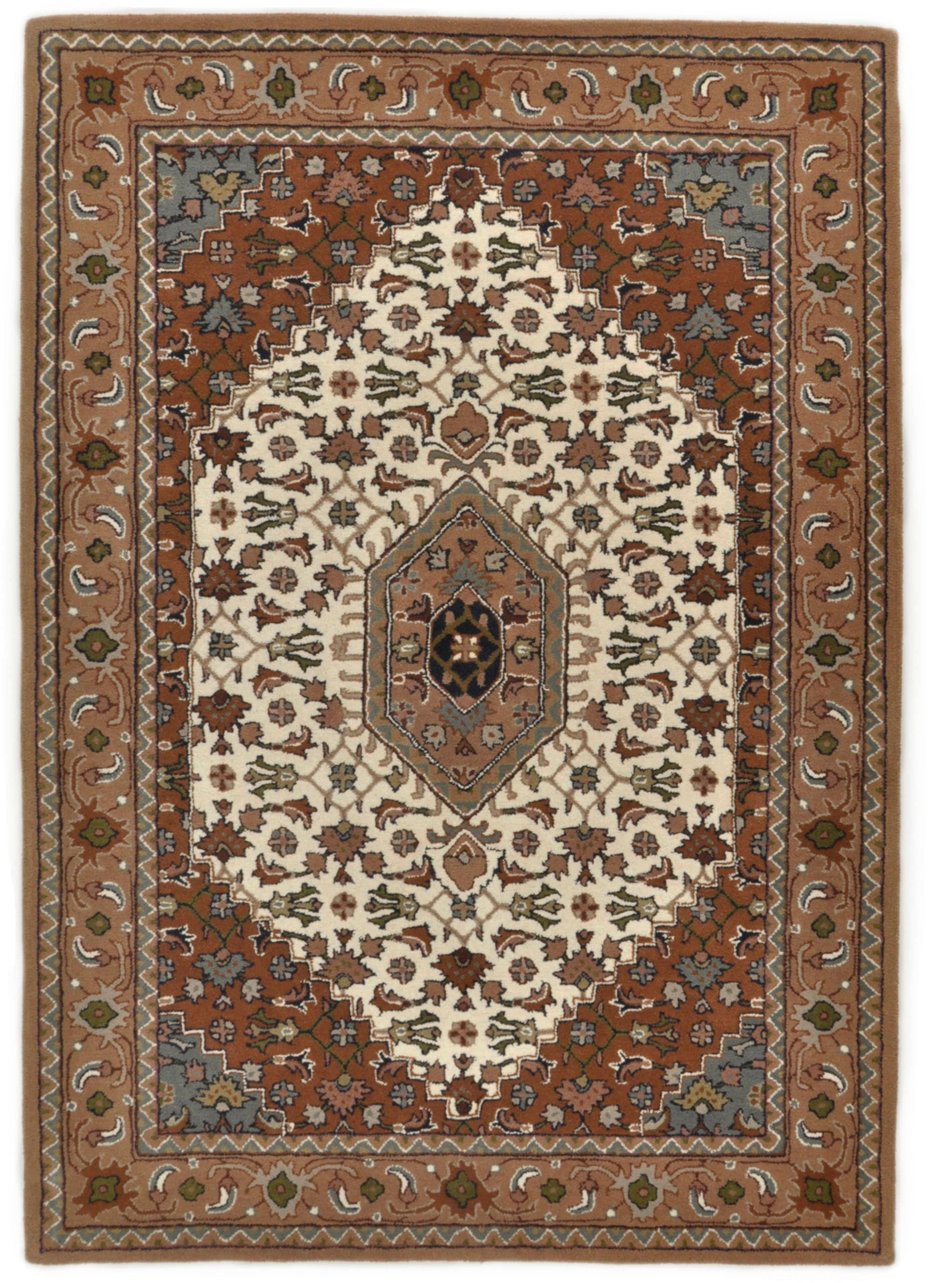 THEKO Wollteppich »Royal Orient - Bidjar 9« rechteckig 14 mm Höhe Obermaterial: reine Wolle, handgetuftet, Orient-Optik