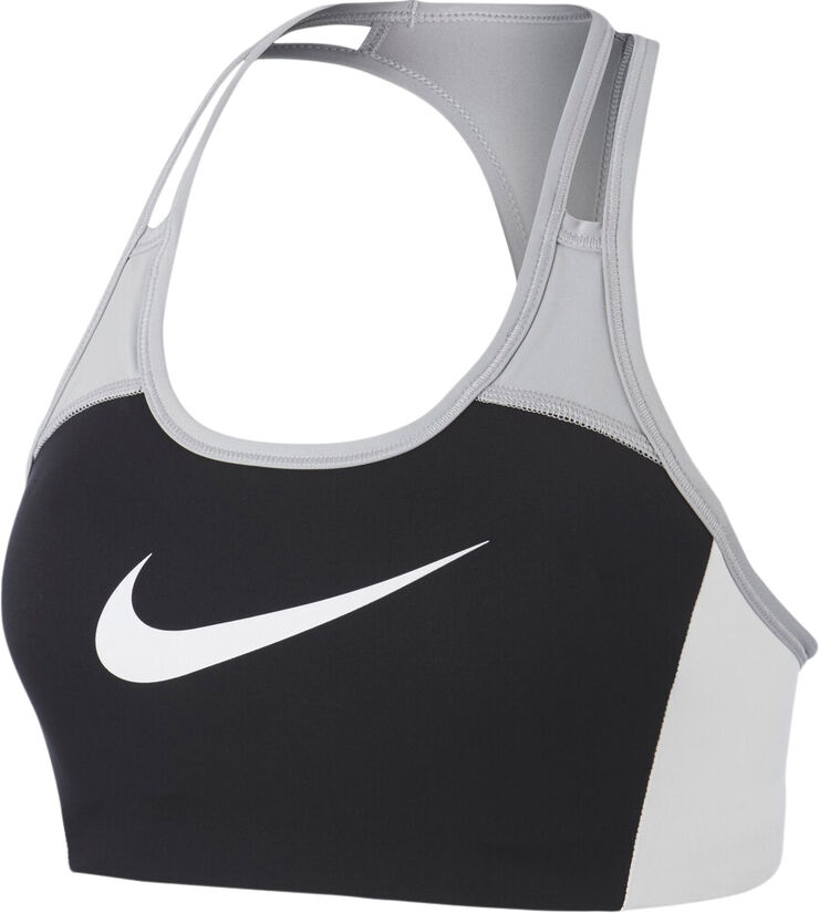 Nike Swoosh Women´s Medium Sup Sports Bh Sort