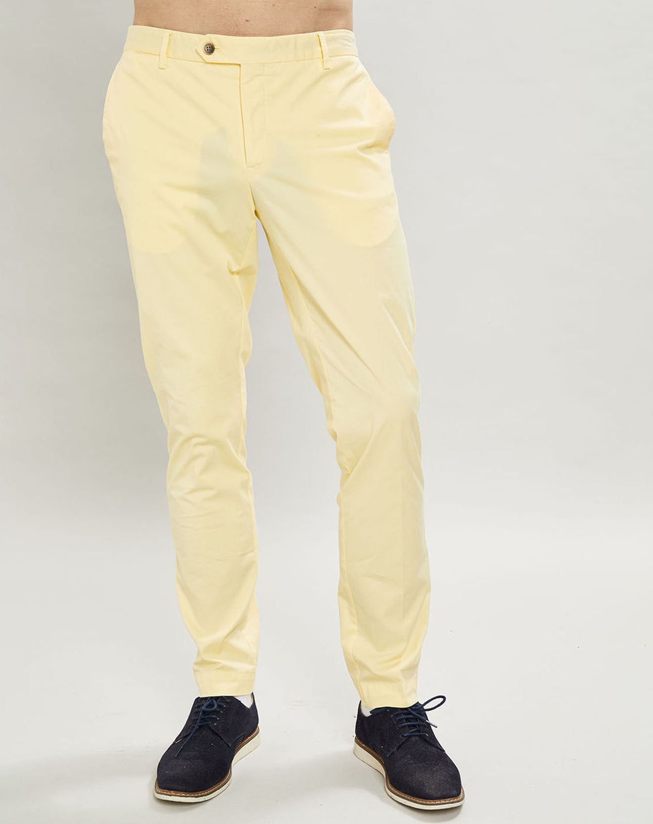 Hackett London Pantalon chino Milleraie jaune clair