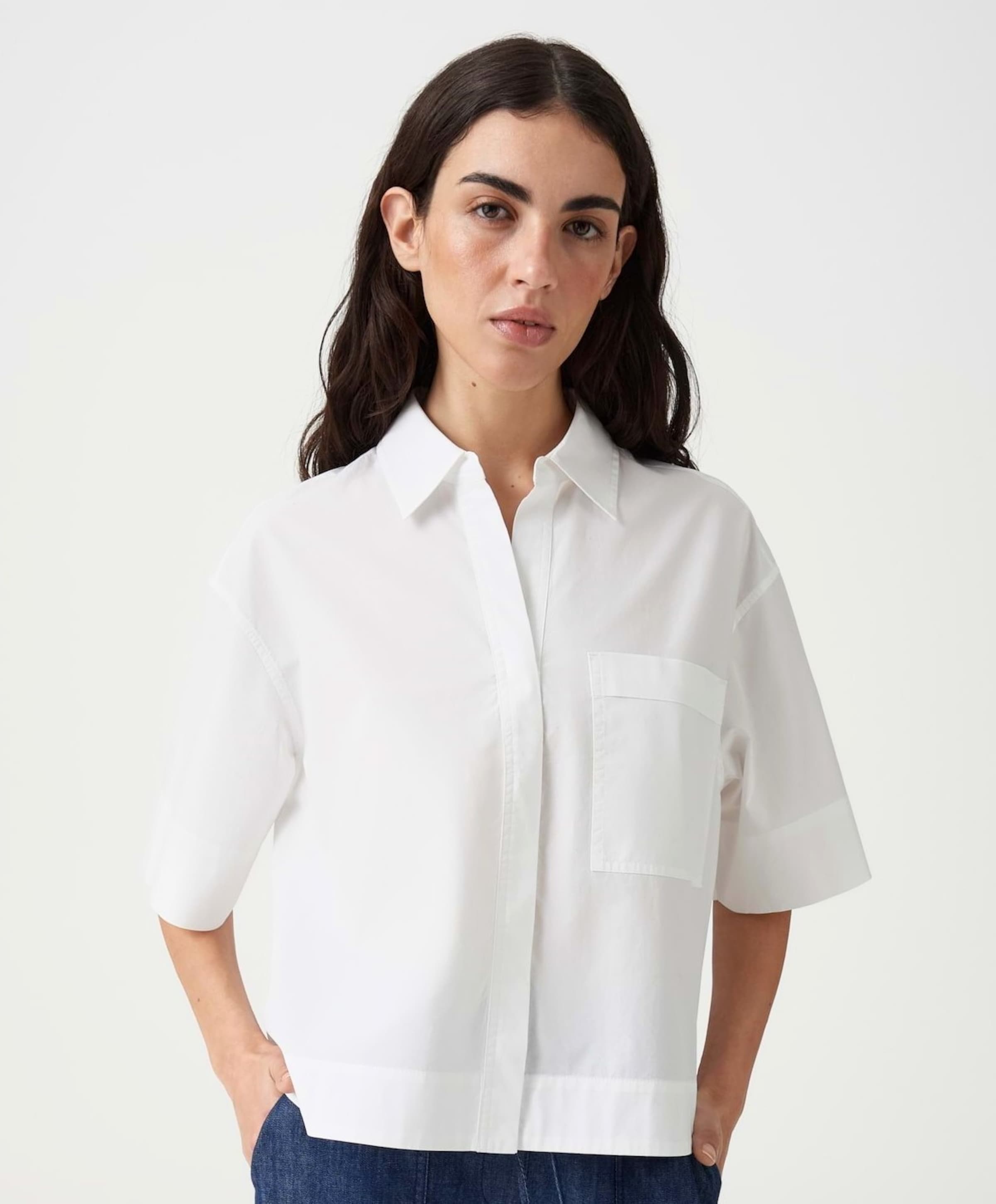 OPUS Dames blouse wit