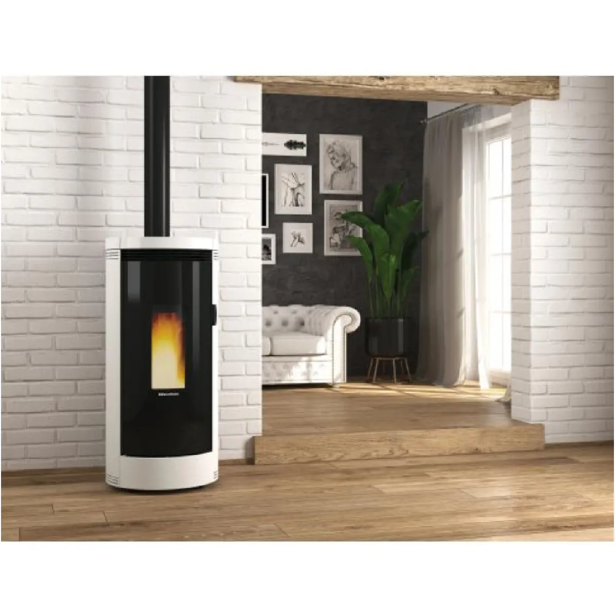 La Nordica Extraflame Nordica Extraflame Debby CX - Blanc