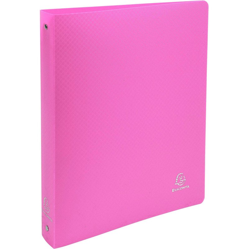 Classeur 4 anneaux plastifié Exacompta Opak A4 Maxi - Dos 4 cm couleurs assorties