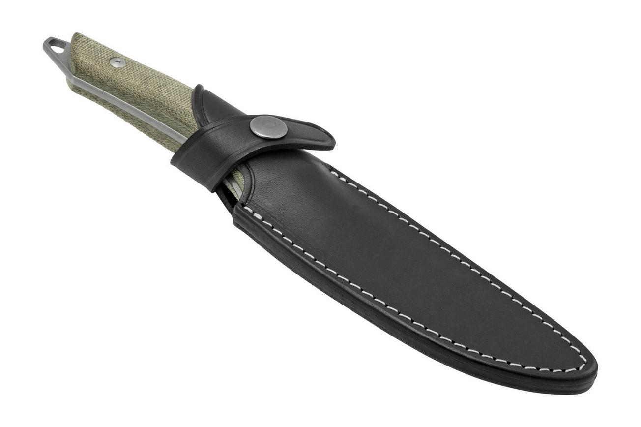 Mercury Trek 925-25CVC, Green Canvas Micarta, jachtmes