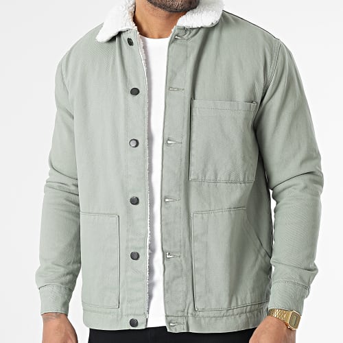 Veste Jean Col Mouton 604-4 Vert