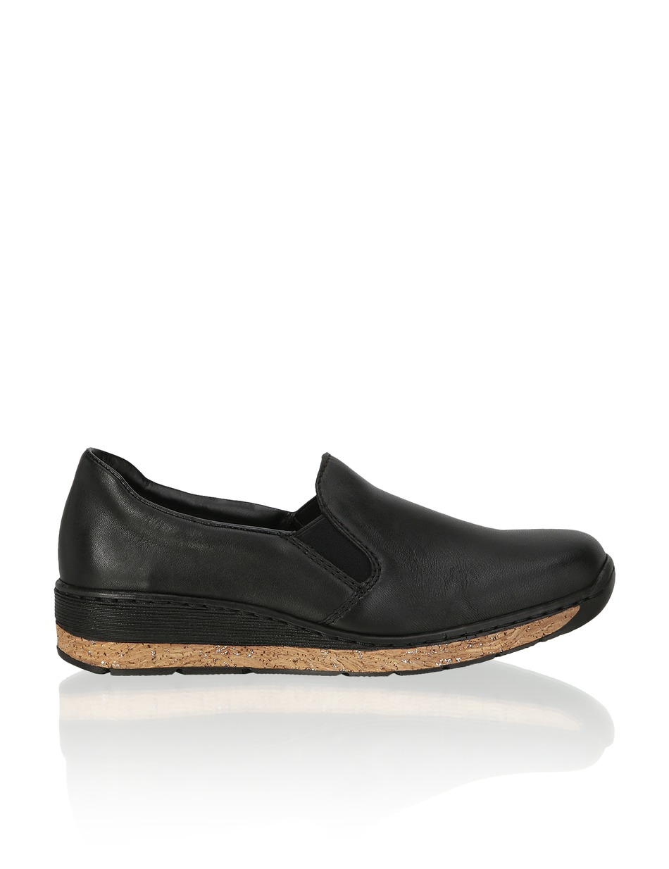 Glattleder Slipper