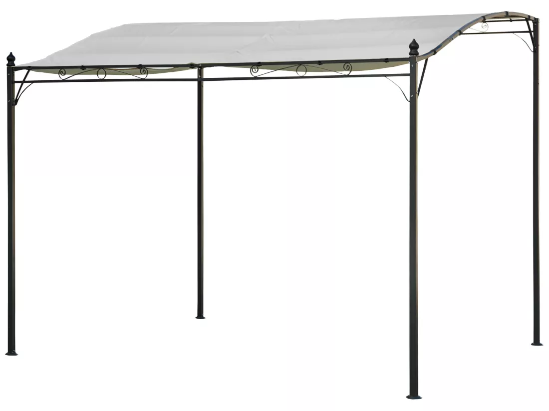 Pergola murale 3 × 2,5m NICE beige - HAPPY GARDEN