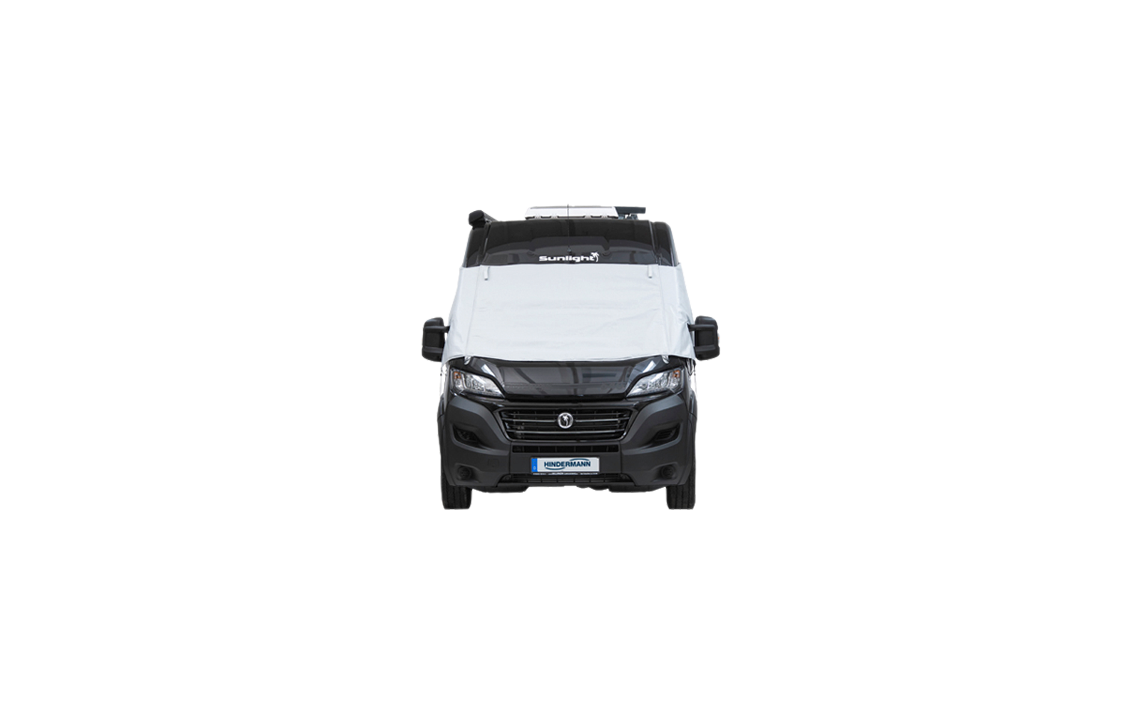 Hindermann Thermofenstermatten Oberteil LUX-2 mit Steg Hymer B-Klasse SL 2008 bis 2010/2013, Nr. 7356-2410