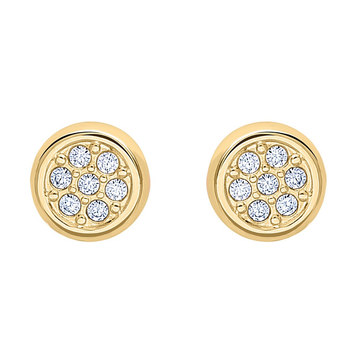 Boucles d'oreilles Brillaxis puces oxydes