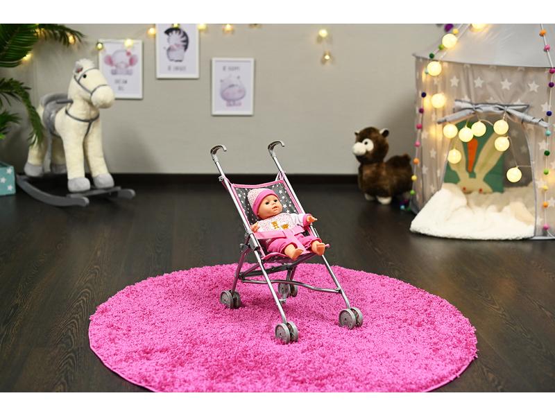 Knorrtoys Puppenbuggy Sim – Star Grey Puppenwagen