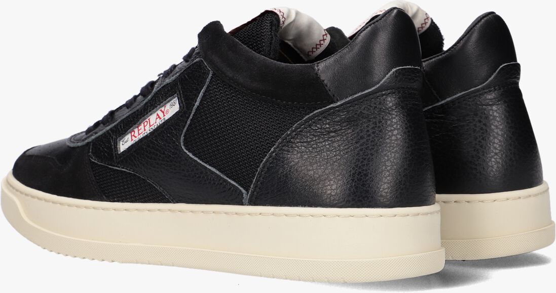 REPLAY zwarte replay hoge sneaker reload cordoba