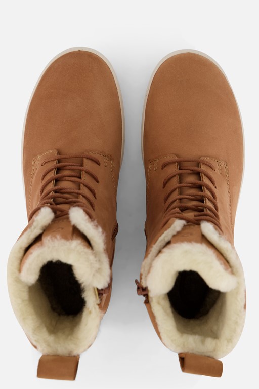 Ecco Soft 7 Tred W Veterboots cognac Nubuck