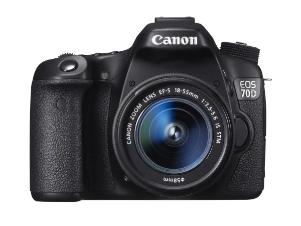 Canon EOS 70D - Digitalkamera - SLR - 20.2 MP - APS-C - 1080p - 3x optisk zoom EF-S 18-55 mm IS STM objektiv - Wireless LAN