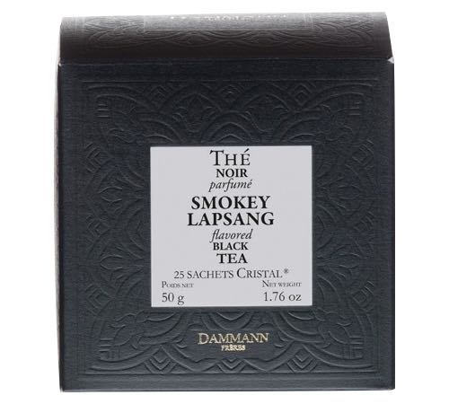Thé noir Smokey Lapsang - 25 sachets Cristal - DAMMANN FRÈRES