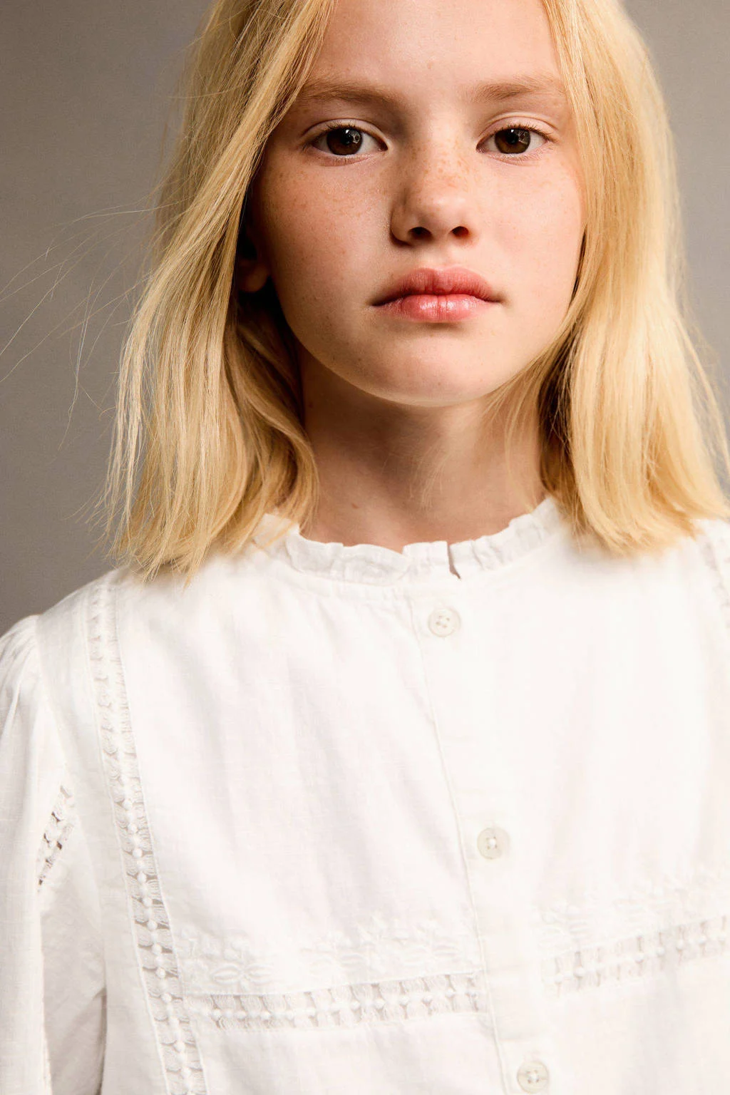 Mango Kids blouse wit