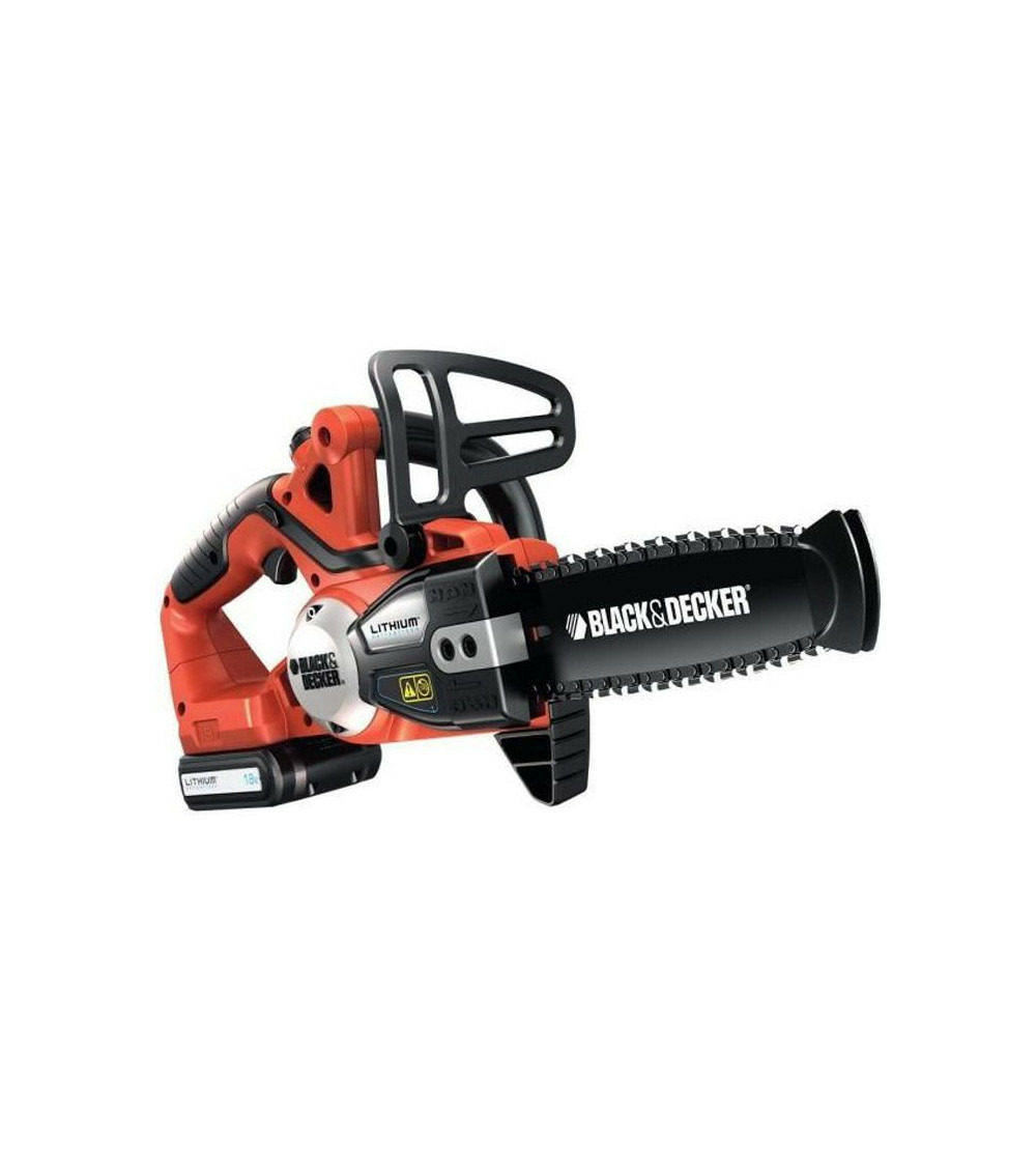 Black&decker elagueuse sans fil 20 cm 18v - livrée avec 1 batterie lithium 18v 2ah et chargeur 5ah - gkc1820l20