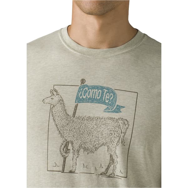 T-shirt PRANA COMO TE LLAMA JOURNEYMAN 2 COASTAL SAGE HEATHER