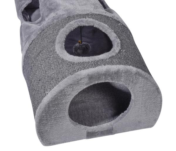 dobar® petlife Katzentunnel, grau, ca.