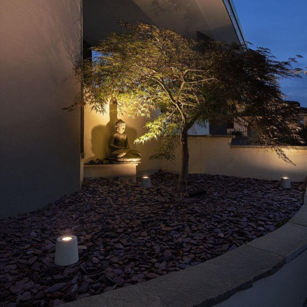 Concreto vloerlamp in grijs GU10 IP65 rond
