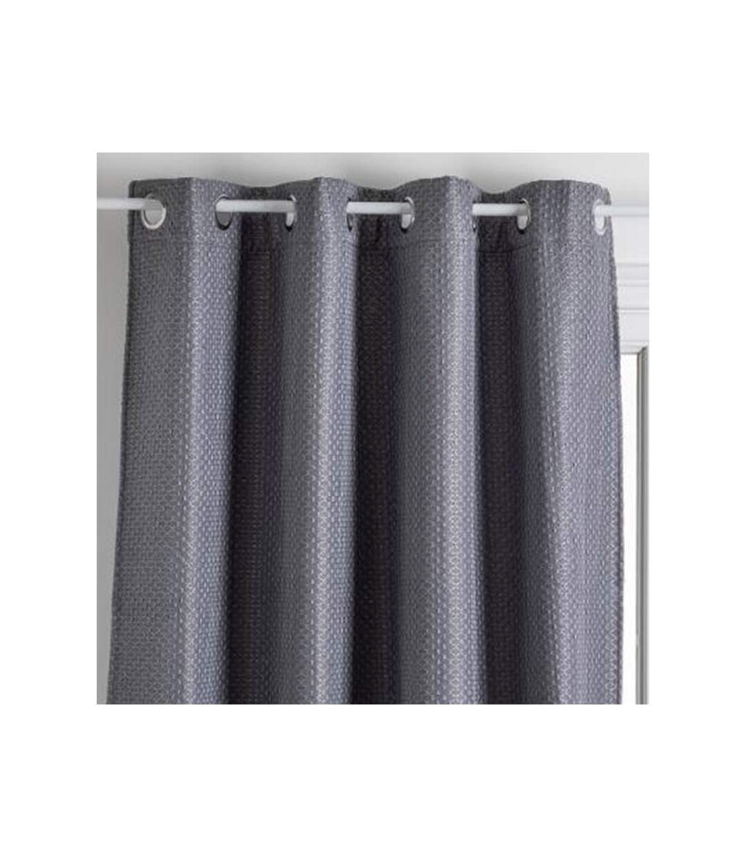 Rideau Occultant à Œillets Mattone 140x260cm Gris