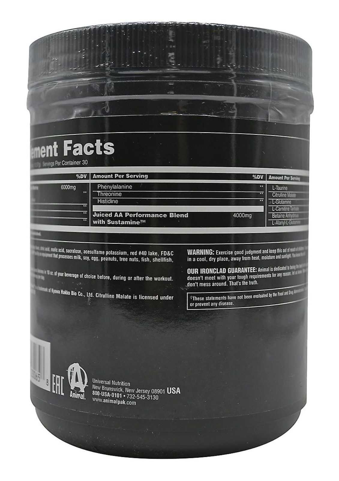 Animal Juiced Aminos 30 doses