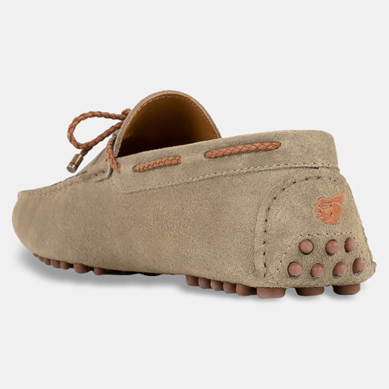Bobbies Mocassins en Velours de Cuir Llyod verts
