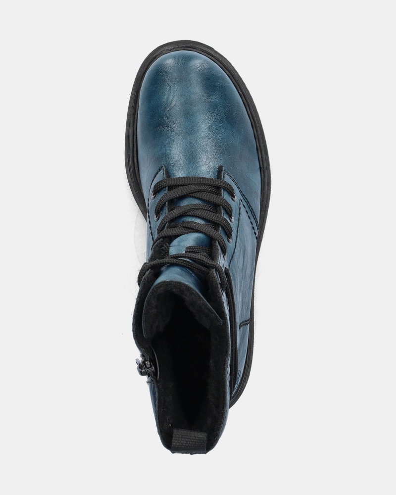 Rieker Veterboots  - blauw